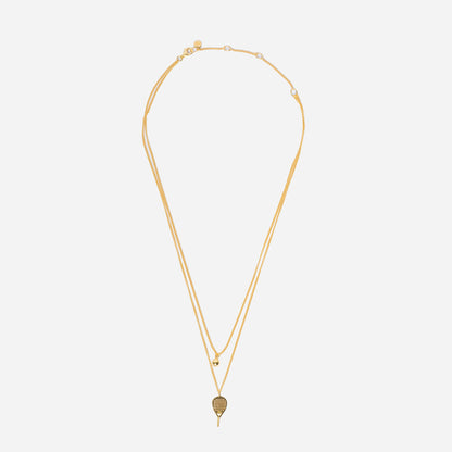 High Lob Mini Necklace